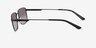 Emporio Armani EA2169 Matte Black MétalSoleil de Lunette de vue d'EyeBuyDirect, Vue de Côté