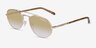 Emporio Armani EA2171 Matte Pale Gold MétalSoleil de Lunette de vue d'EyeBuyDirect, Vue d'Angle
