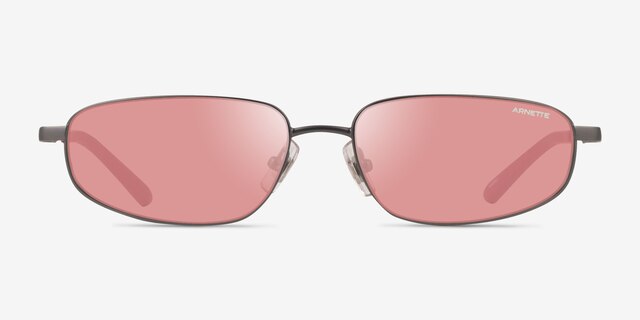 ARNETTE Narro Matte Gunmetal MetalSunglass Frames from EyeBuyDirect, Front View