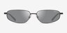 ARNETTE Narro Matte Black MetalSunglass Frames from EyeBuyDirect, Front View