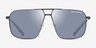 Armani Exchange AX2050S Matte Blue MétalSoleil de Lunette de vue d'EyeBuyDirect, Vue de Face