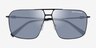 Armani Exchange AX2050S Matte Blue MétalSoleil de Lunette de vue d'EyeBuyDirect, Vue Rapprochée
