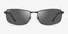 Ray-Ban RB3498 Black MetalSunglass Frames from EyeBuyDirect, Front View