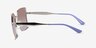 Vogue Eyewear VO4284S Top Wisteria Silver MetalSunglass Frames from EyeBuyDirect, Side View