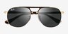 Ray-Ban RB3793 Bill Max Arista MetalSunglass Frames from EyeBuyDirect, Closed View
