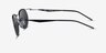 Ray-Ban RB8551 Black MetalSunglass Frames from EyeBuyDirect, Side View