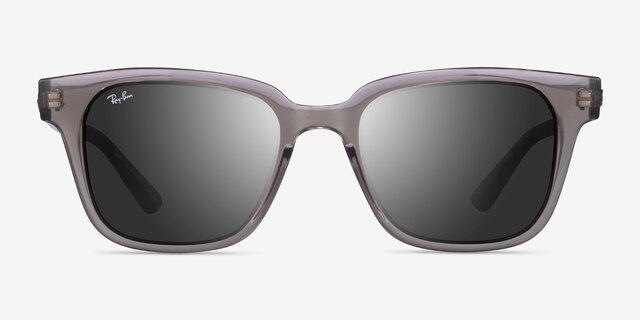 Ray-Ban RB4323 Transparent Gray PlasticSunglass Frames from EyeBuyDirect, Front View