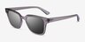 Ray-Ban RB4323 Transparent Gray PlasticSunglass Frames from EyeBuyDirect, Angle View