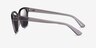 Ray-Ban RB4323 Transparent Gray PlasticSunglass Frames from EyeBuyDirect, Side View