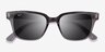 Ray-Ban RB4323 Transparent Gray PlasticSunglass Frames from EyeBuyDirect, Closed View