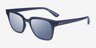 Ray-Ban RB4323 Transparent Dark Blue PlasticSunglass Frames from EyeBuyDirect, Angle View