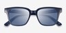 Ray-Ban RB4323 Transparent Dark Blue PlasticSunglass Frames from EyeBuyDirect, Closed View
