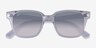 Ray-Ban RB4323 Transparent PlasticSunglass Frames from EyeBuyDirect, Closed View