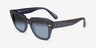 Ray-Ban State Street Gray On Transparent Blue AcetateSunglass Frames from EyeBuyDirect, Angle View