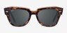 Ray-Ban State Street Havana On Transparent Brown AcetateSunglass Frames from EyeBuyDirect, Front View