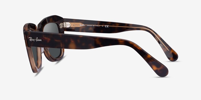 Ray-Ban State Street Havana On Transparent Brown Acetate Sunglass Frames from EyeBuyDirect