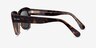 Ray-Ban State Street Havana On Transparent Brown AcetateSunglass Frames from EyeBuyDirect, Side View