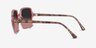 Ray-Ban Square II Transparent Pink AcetateSunglass Frames from EyeBuyDirect, Side View