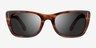 Ray-Ban Caribbean Striped Havana AcetateSunglass Frames from EyeBuyDirect, Front View