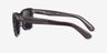 Ray-Ban Caribbean Striped Gray AcetateSunglass Frames from EyeBuyDirect, Side View