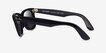 Ray-Ban RB2140 Wayfarer Black AcetateSunglass Frames from EyeBuyDirect, Side View