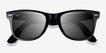 Ray-Ban RB2140 Wayfarer Black AcetateSunglass Frames from EyeBuyDirect, Closed View