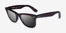 Ray-Ban RB2140 Wayfarer Tortoise AcetateSunglass Frames from EyeBuyDirect, Angle View