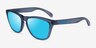 Oakley Frogskins Crystal Black PlasticSunglass Frames from EyeBuyDirect, Angle View