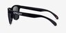 Oakley Frogskins Polished Black PlasticSunglass Frames from EyeBuyDirect, Side View