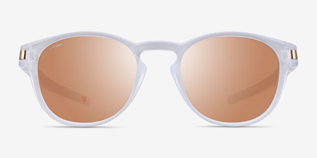Oakley Latch Matte Clear PlasticSunglass Frames from EyeBuyDirect, Front View