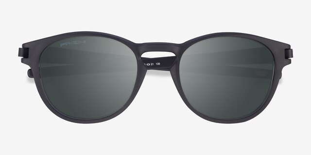 Oakley Latch Matte Black PlasticSunglass Frames from EyeBuyDirect, Closed View