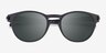 Oakley Latch Matte Black PlasticSunglass Frames from EyeBuyDirect, Closed View