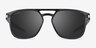 Oakley Latch Beta Matte Black PlasticSunglass Frames from EyeBuyDirect, Front View