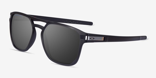 Oakley Latch Beta Matte Black PlasticSunglass Frames from EyeBuyDirect, Angle View
