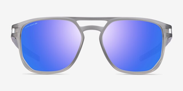 Oakley Latch Beta Matte Gray Ink PlasticSunglass Frames from EyeBuyDirect, Front View