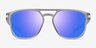 Oakley Latch Beta Matte Gray Ink PlasticSunglass Frames from EyeBuyDirect, Front View