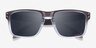 Oakley OO9102 Holbrook Dark Ink Fade PlasticSunglass Frames from EyeBuyDirect, Closed View