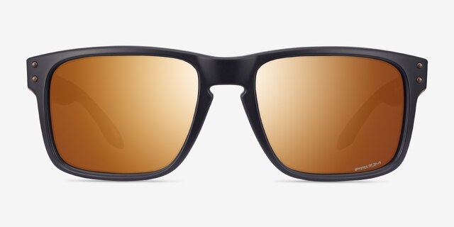 Oakley OO9102 Holbrook Black PlasticSunglass Frames from EyeBuyDirect, Front View