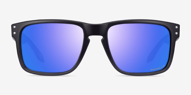Oakley Holbrook Matte Black PlasticSunglass Frames from EyeBuyDirect, Front View