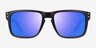 Oakley Holbrook Matte Black PlasticSunglass Frames from EyeBuyDirect, Front View