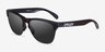 Oakley Frogskins Lite Polished Black PlasticSunglass Frames from EyeBuyDirect, Angle View
