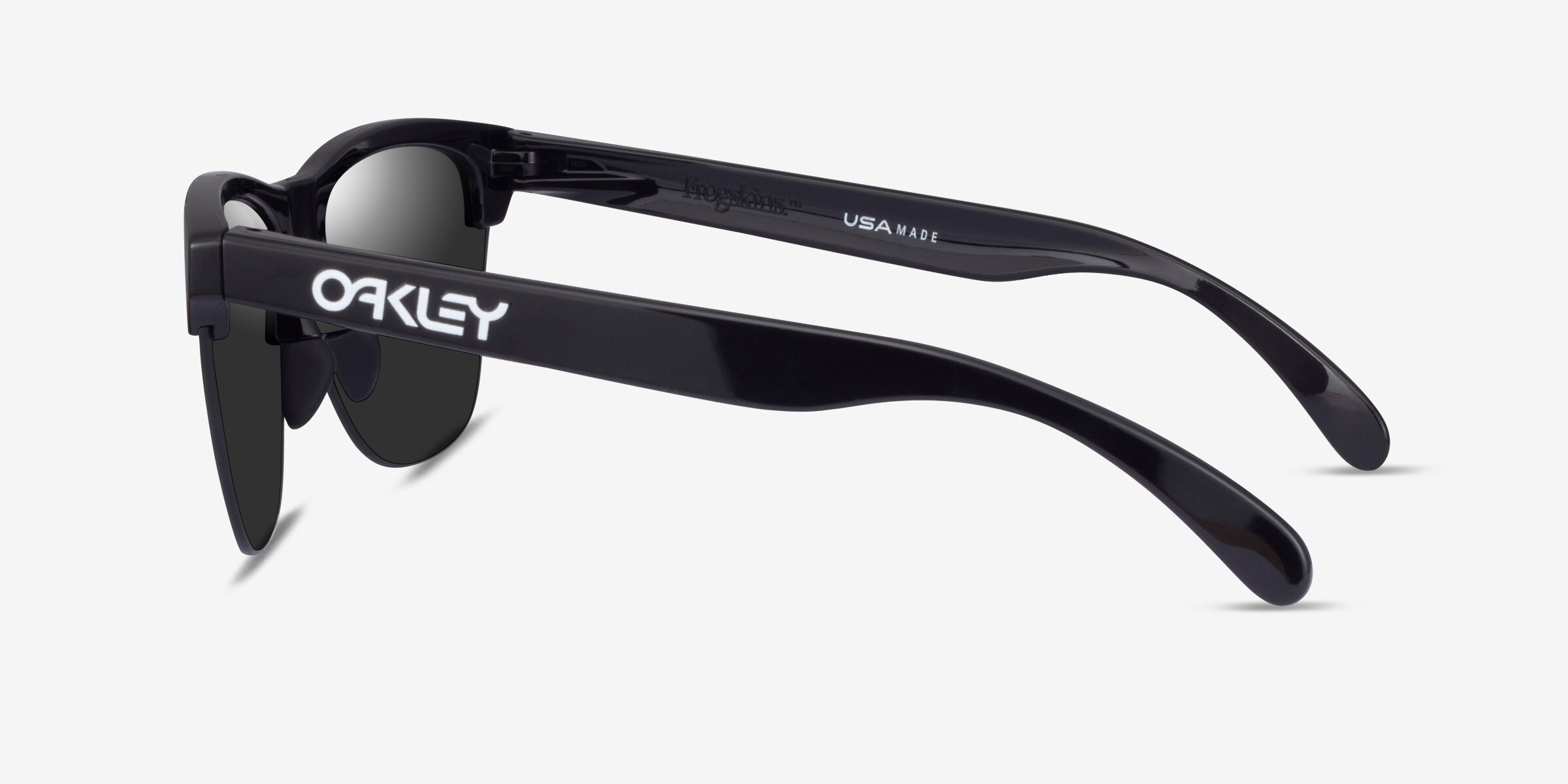 Oakley Frogskins Lite - Browline Matte Black Matte Clear Frame