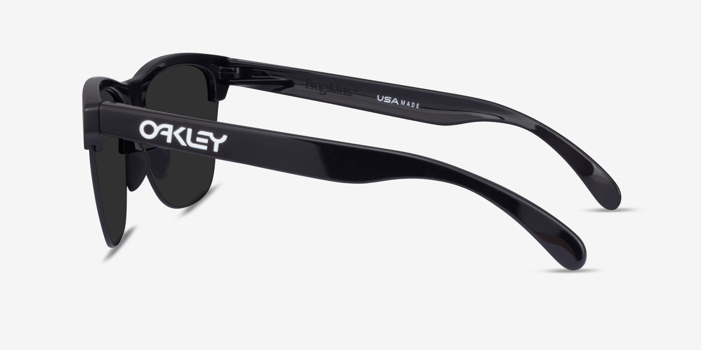Oakley Frogskins Lite - Browline Matte Black Matte Clear Frame