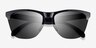Oakley Frogskins Lite Polished Black PlasticSunglass Frames from EyeBuyDirect, Closed View