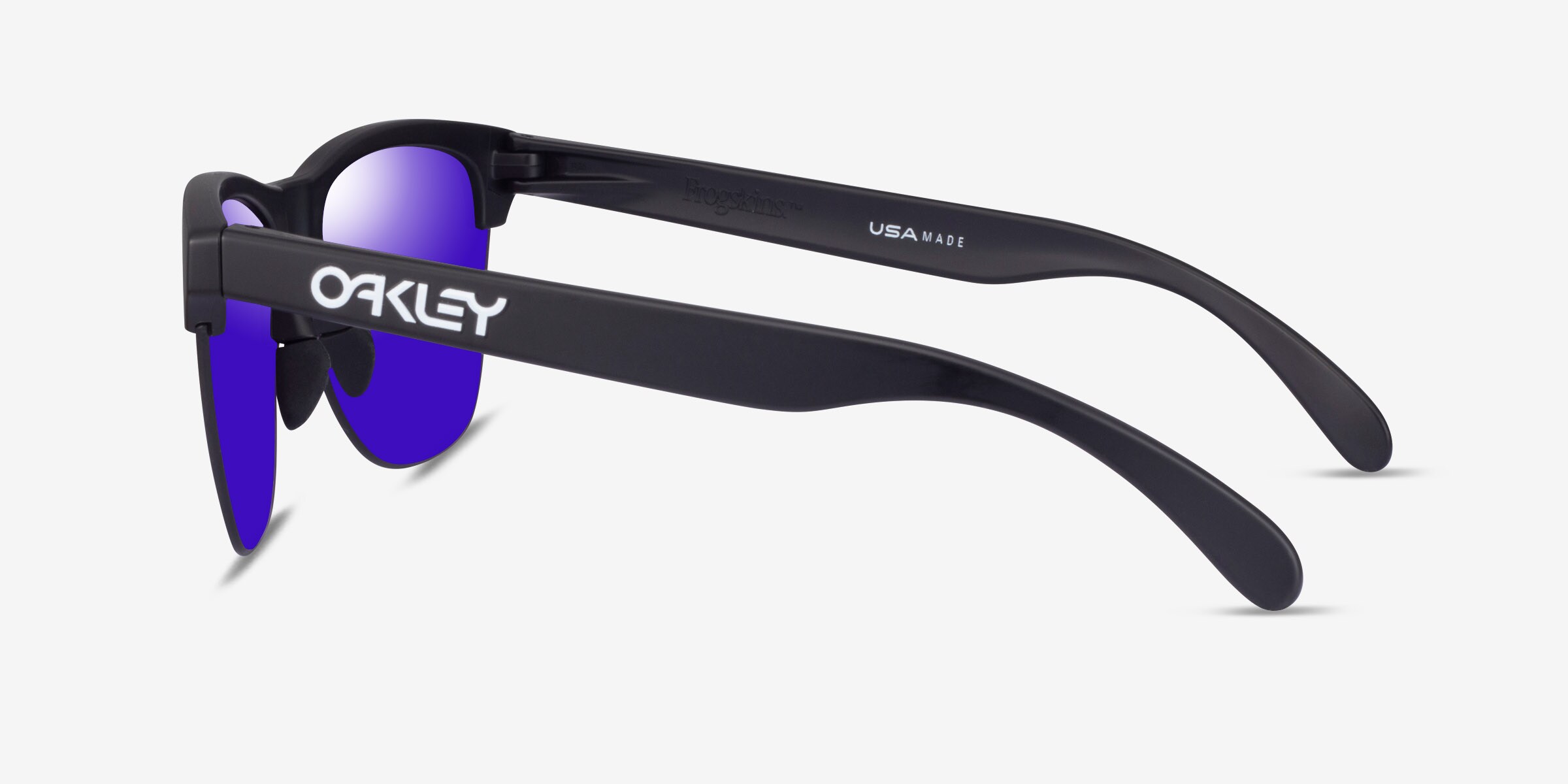 Oakley Frogskins Lite - Browline Matte Black Matte Clear Frame