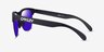 Oakley Frogskins Lite Matte Black PlasticSunglass Frames from EyeBuyDirect, Side View