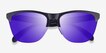 Oakley Frogskins Lite Matte Black PlasticSunglass Frames from EyeBuyDirect, Closed View