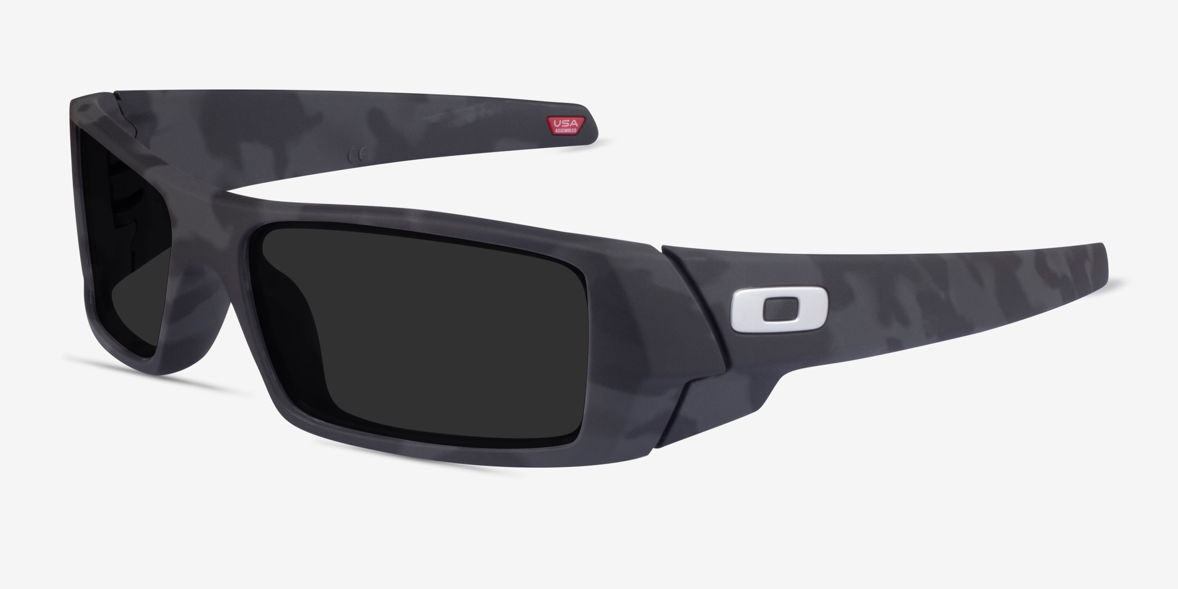 美品 OAKLEY サングラス MATTE BLACK Oakley OO9014 - Rectangle Matte Black Frame Sunglasses For Men