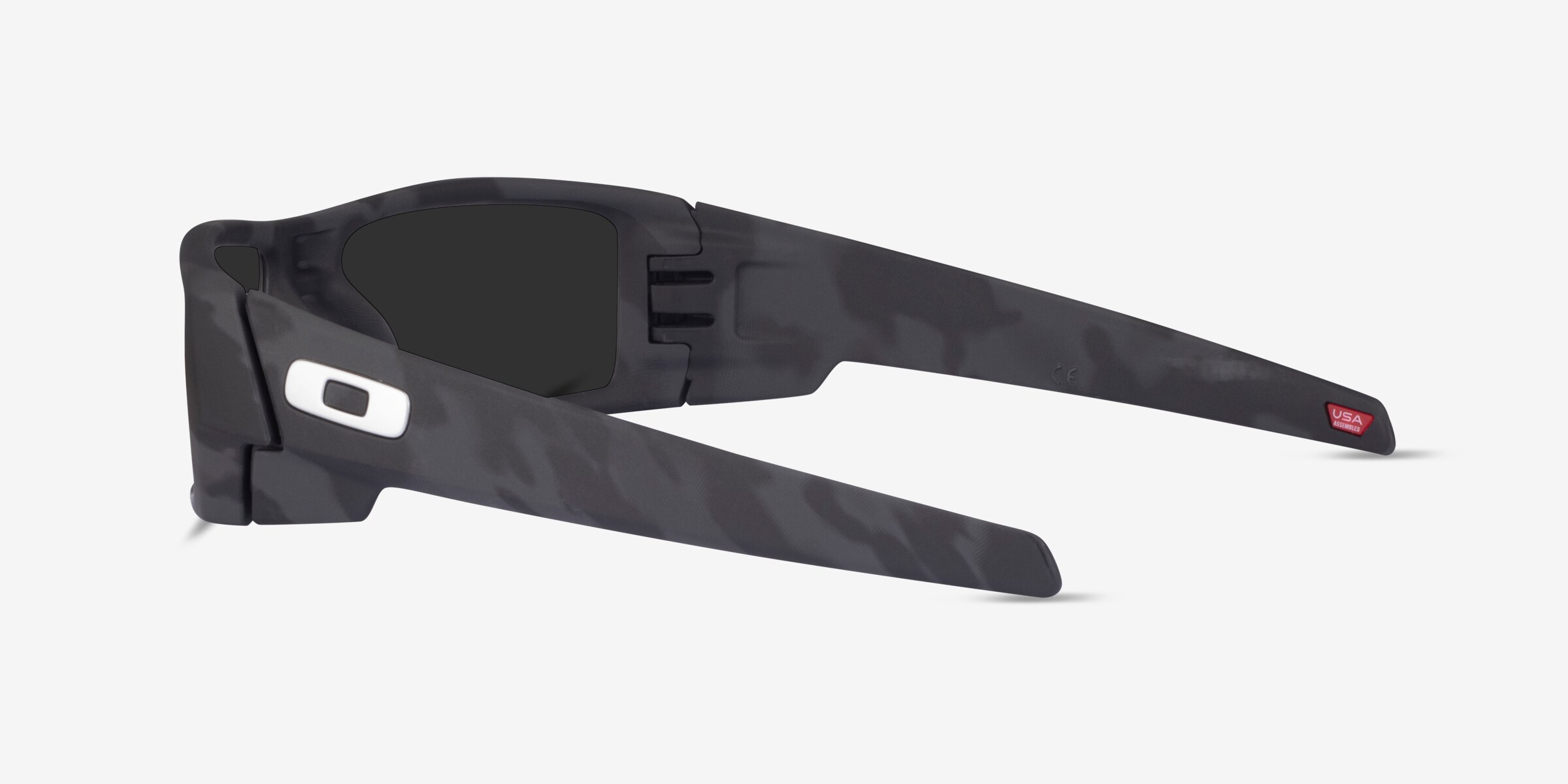 Oakley OO9014 - Rectangle Matte Black Camo Frame Sunglasses For 