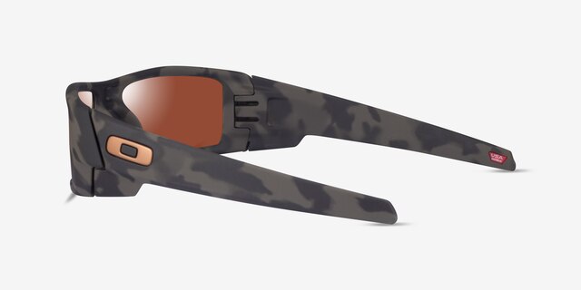 Oakley OO9014 Matte Olive Camo PlasticSunglass Frames from EyeBuyDirect, Side View